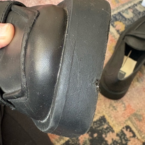 Dolce Vita Black Leather Loafers Size 7.5 - Picture 8 of 10